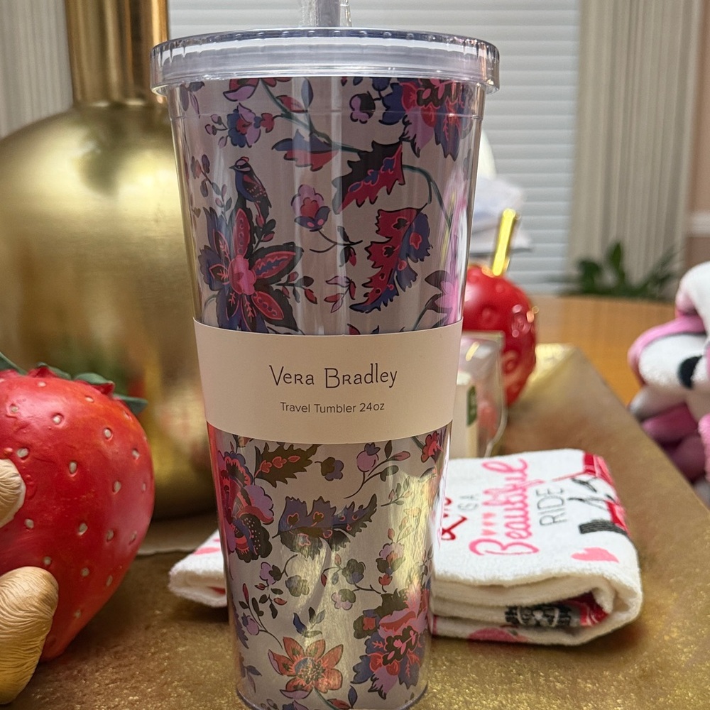 Vera Bradley Multicolor Floral 24oz Tumbler